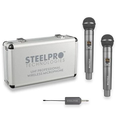 MICRÓFONO INALÁMBRICO STEEL PRO PLUG RECARGABLE