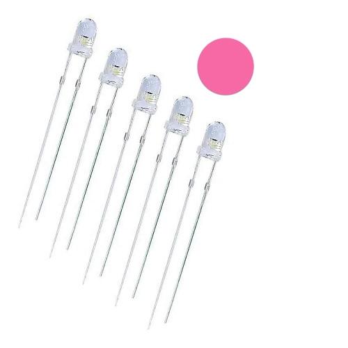 LED 3MM ROSA SUPER