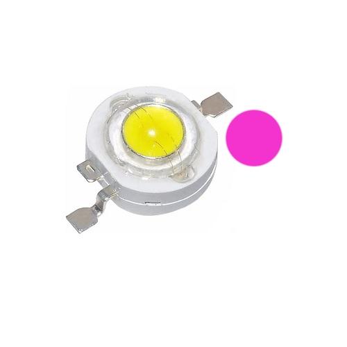 LED 3W ROSA SIN DISIPADOR