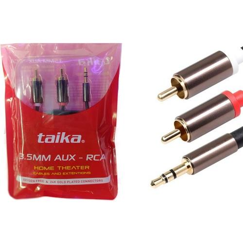 CABLE RCA A PLUG 1,8 MTS REFORZADO