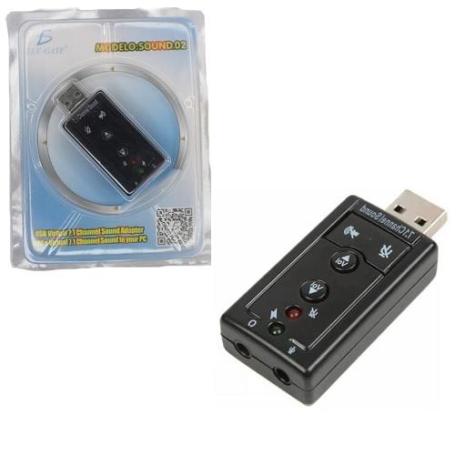 TARJETA DE SONIDO USB 7.1