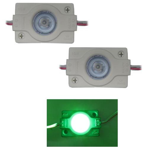 BARRA LED CON LUPA VERDE