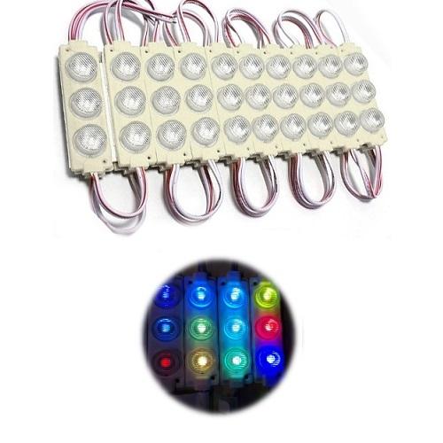 LED 3 MODULOS CON LUPA RGB