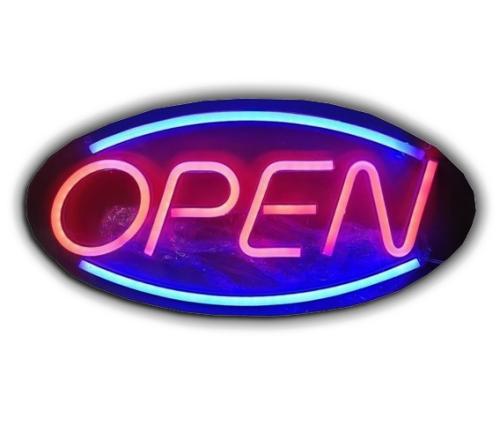 LETRERO OPEN NEON