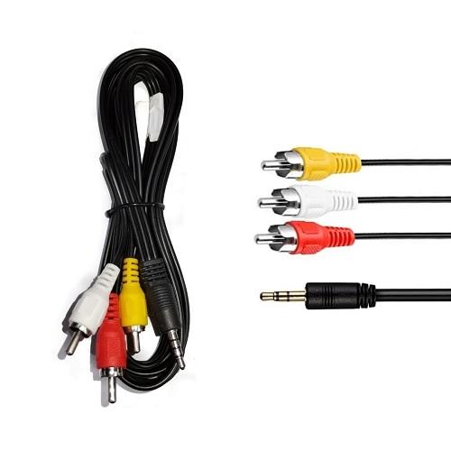 CABLE RCA AUDIO Y VIDEO A 3.5