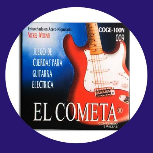 JUEGO DE CUERDAS PARA GUITARRA ELECTRICA .009-.042  COMETA