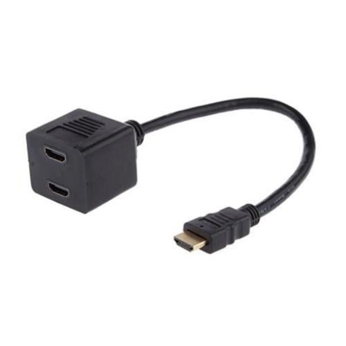 ADAPTADOR 1 HDMI MACHO A 2 HDMI HEMBRAS FULL HD