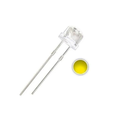 LED 5MM AMARILLO SOMBRERO SUPERBRILLANTE