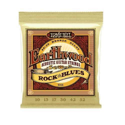 JUEGO DE CUERDAS ERNIE BALL EARTHWOOD PARA GUITARRA, BRONCE