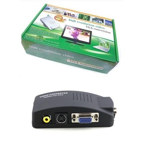 CONVERTIDOR COAXIAL SVIDEO A VGA