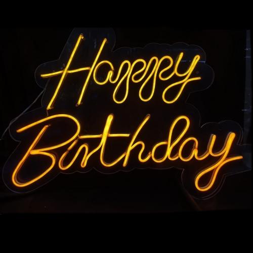 LETRERO NEON LED HAPPY BIRTHDAY 3