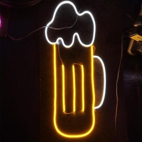 LETRERO LED TIPO NEON TARRO CERVEZA