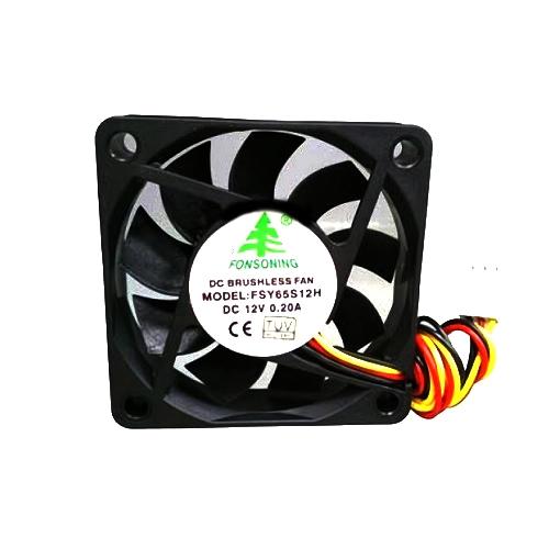 VENTILADOR 12V 3" PLASTICO 10MM GROSOR