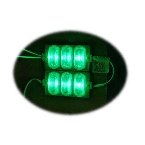 BARRA 3 LEDS CON LUPA VERDE