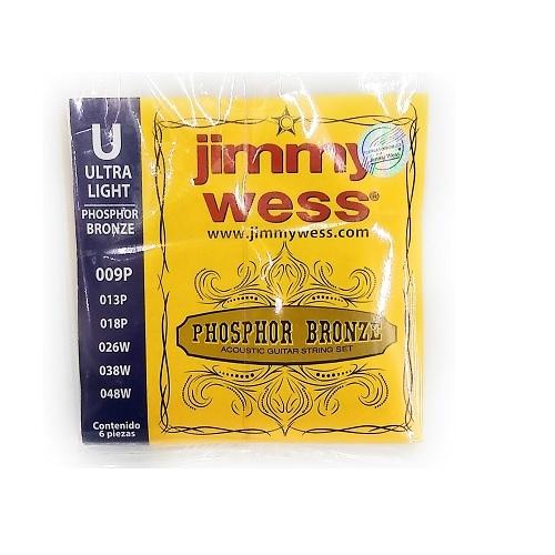 JUEGO CUERDAS JIMMY WESS GUITARRA ACUSTICA BRONCE FOSFORADO