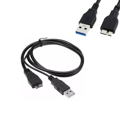 CABLE USB MACHO A USB 3,0 CON DIVISION ENMEDIO