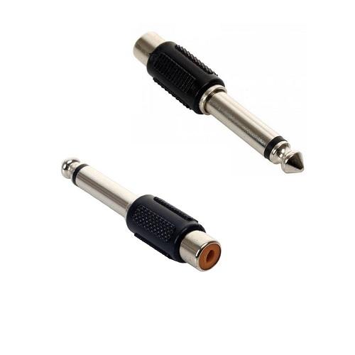 ADAPTADOR JACK RCA A PLUG 6.3 MONORAL