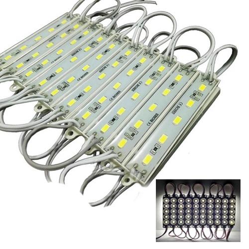 BARRA GDE 5 LEDS BLANCA 12V 5050 9 CMS